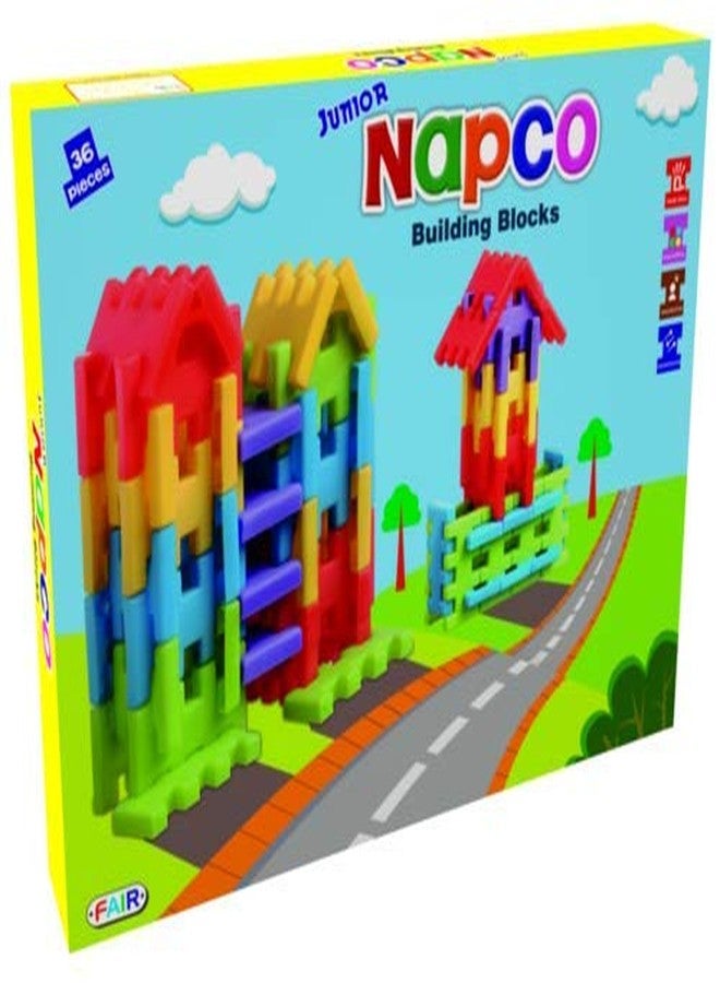 مكعبات بناء نابيا جونيور من نابكو، لعبة تعليمية مبكرة للأطفال من عمر سنتين إلى خمس سنوات